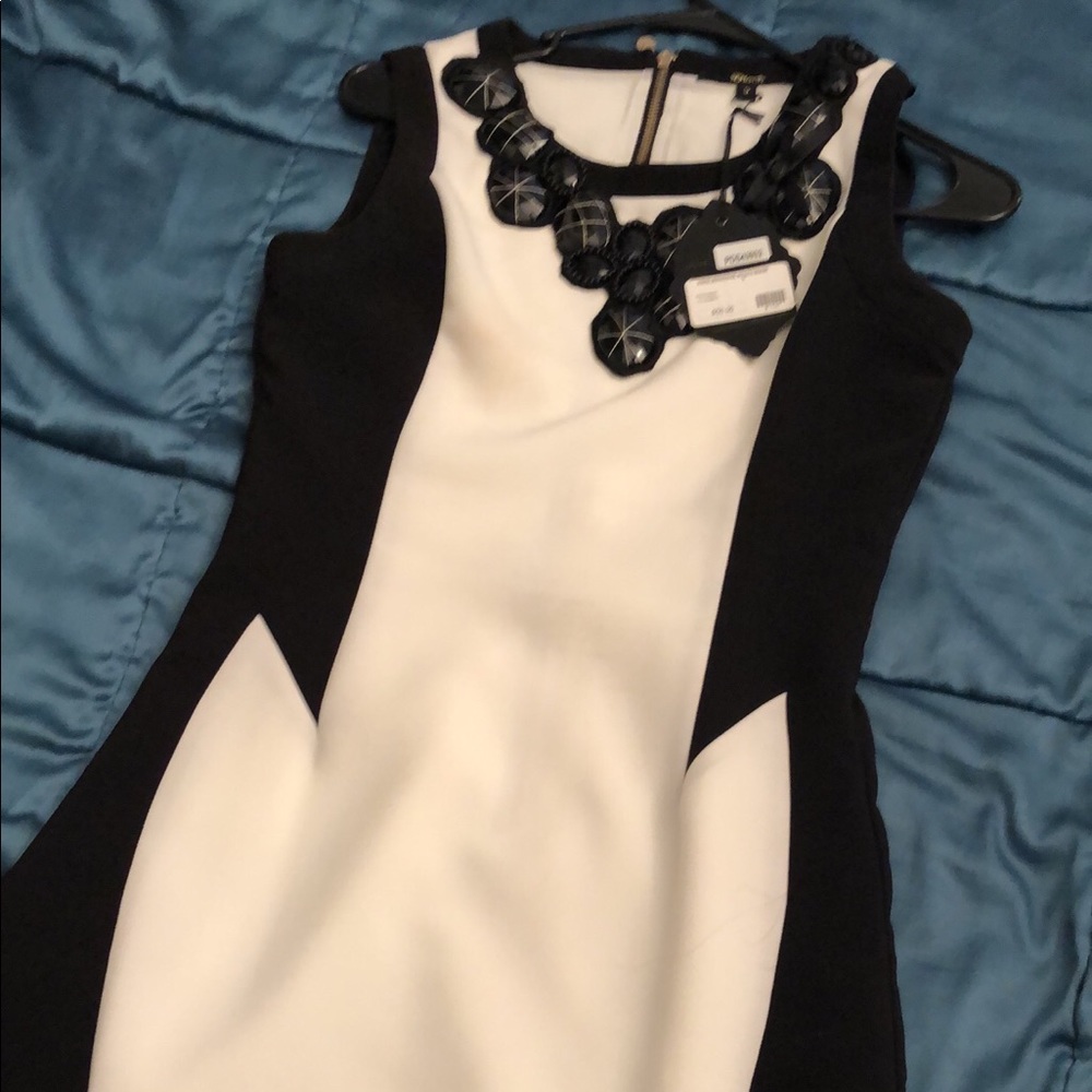 Black and white dress